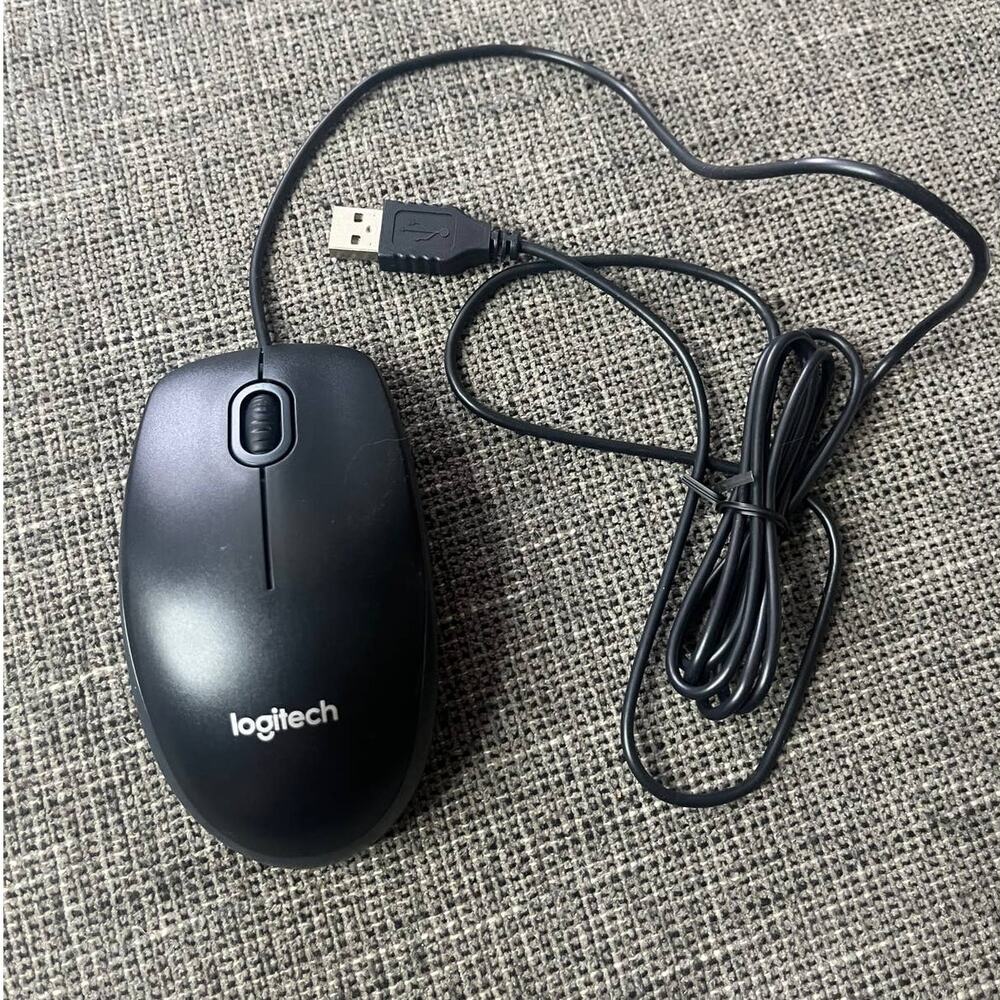 Logitech USB Mouse with Scroll Wheel B100